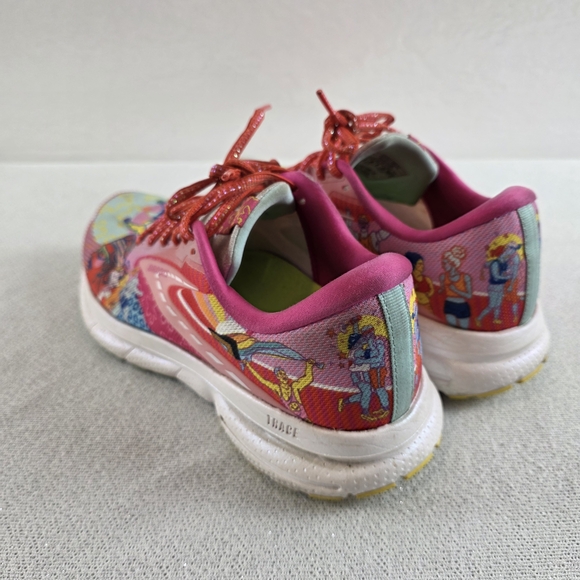 Brooks x Adam Dalton Blake Trace 3 Run Proud Shoes Pink Wmn's 8 Flaw - Picture 4 of 11